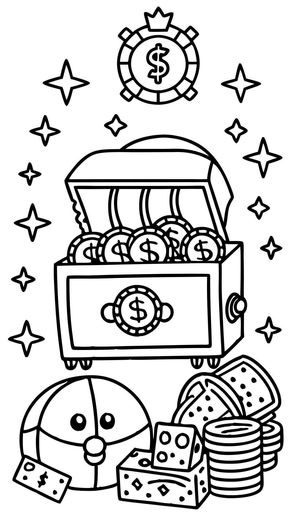 money coloring pages print